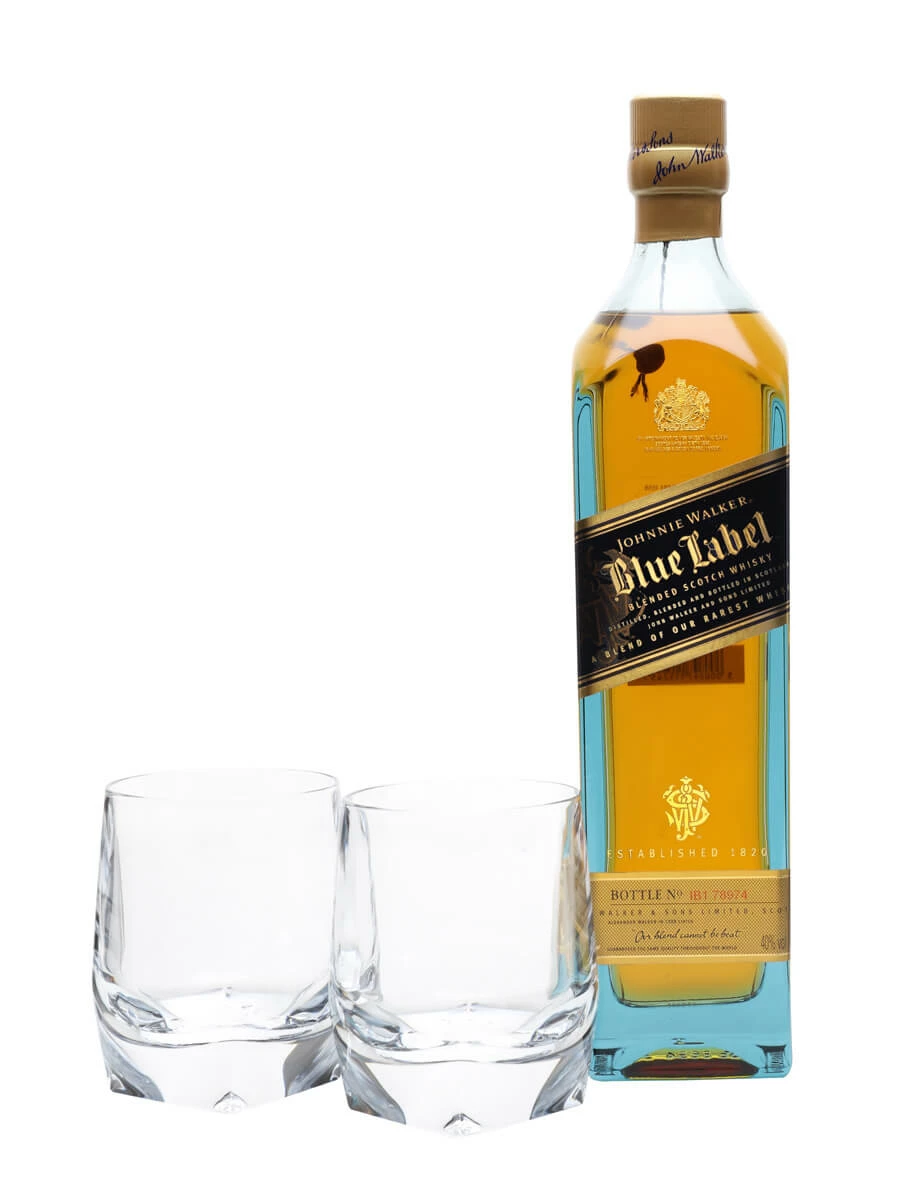 Johnnie Walker Blue Label Limited Edition 2 Glass Set 2 Johnnie Walker Blue Label Limited Edition 2 Glass Set - Image 2