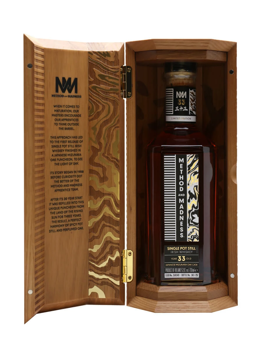Method And Madness 33 Year Old Japanese Mizunara Cask Finish 2 Method And Madness 33 Year Old Japanese Mizunara Cask Finish - Image 2