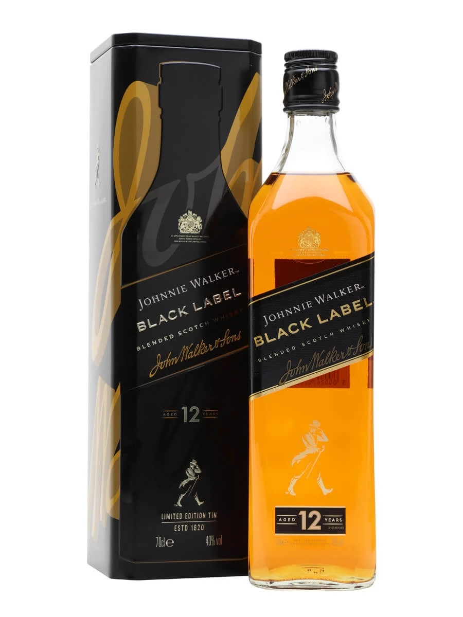Johnnie Walker Black Label 12 Year Old Gift Box 1 Johnnie Walker Black Label 12 Year Old Gift Box