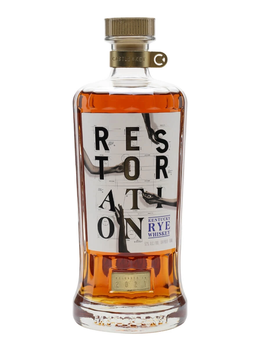 Castle & Key Restoration Rye Whiskey 1 Castle & Key Restoration Rye Whiskey
