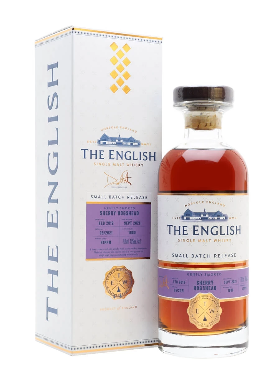 The English Gently Smoked Sherry Cask 2012 2021 Release 1 The English Gently Smoked Sherry Cask 2012 2021 Release