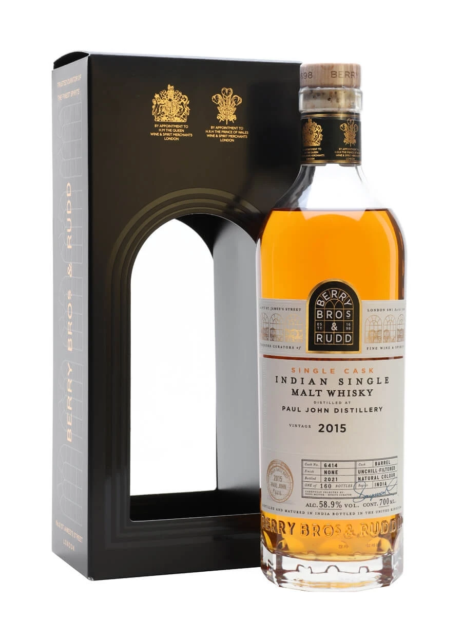 Paul John 2015 6 Year Old BBR Single Cask 1 Paul John 2015 6 Year Old BBR Single Cask