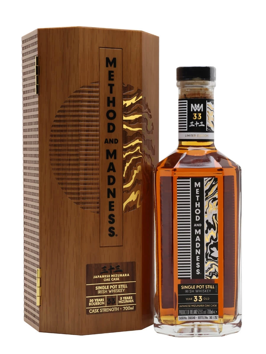 Method And Madness 33 Year Old Japanese Mizunara Cask Finish 1 Method And Madness 33 Year Old Japanese Mizunara Cask Finish