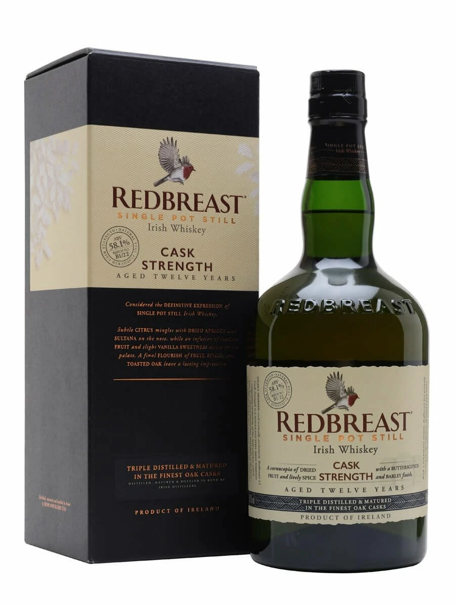 Redbreast 12 Year Old Cask Strength Batch B1-22 1 Redbreast 12 Year Old Cask Strength Batch B1-22
