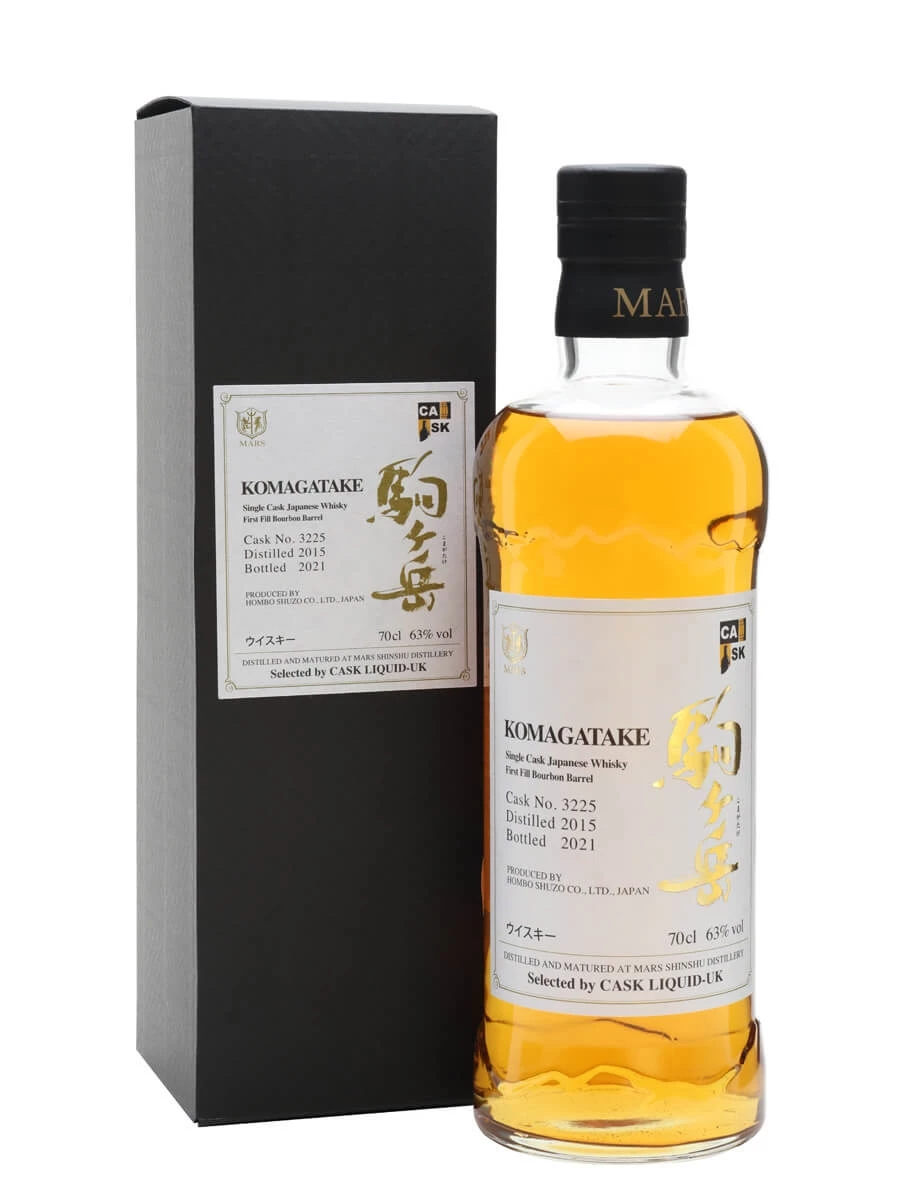 Mars Komagatake 2015 First Fill Bourbon Single Cask 1 Mars Komagatake 2015 First Fill Bourbon Single Cask
