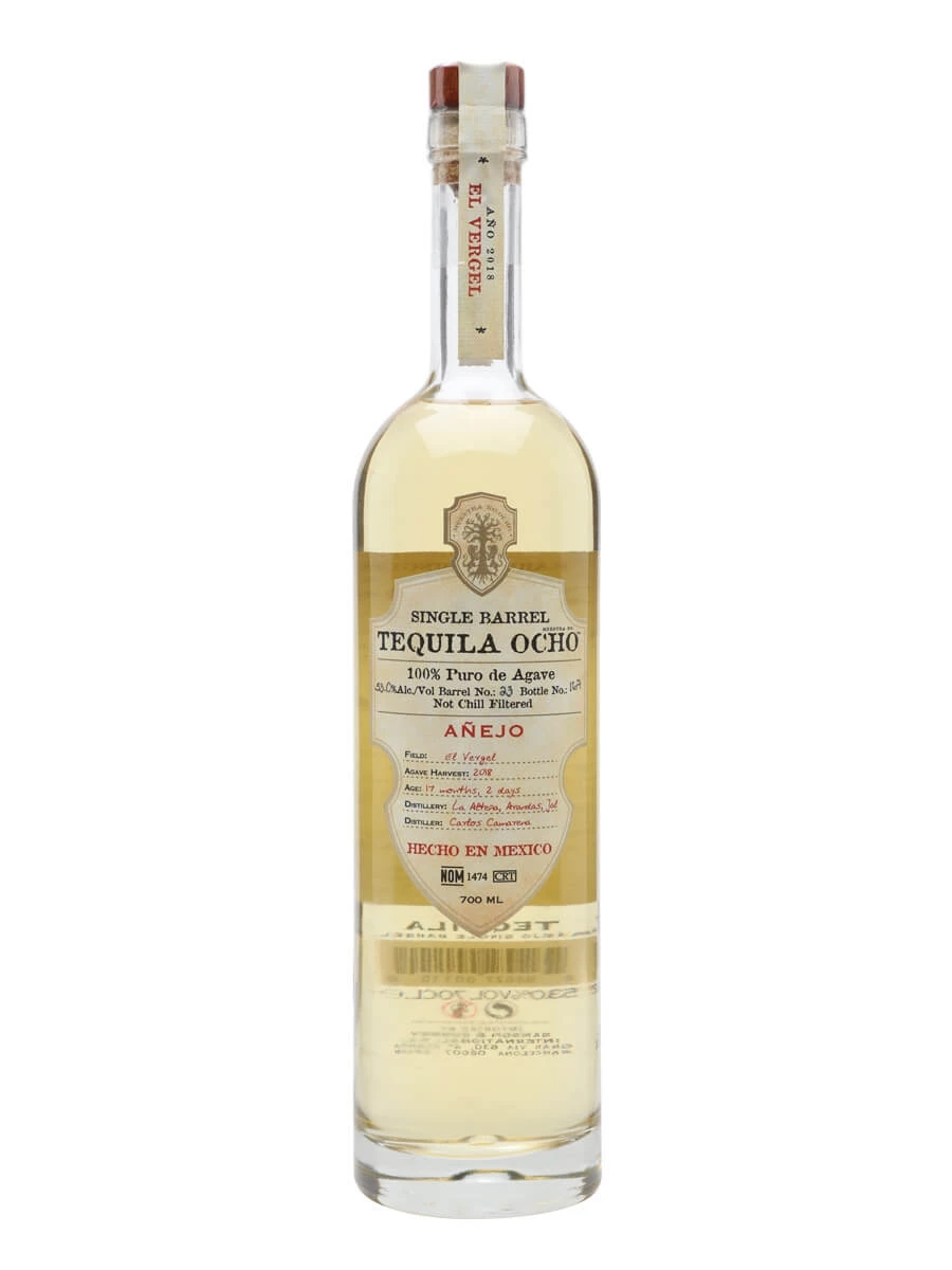 Ocho Anejo Single Barrel Tequila Cask Strength 1 Ocho Anejo Single Barrel Tequila Cask Strength